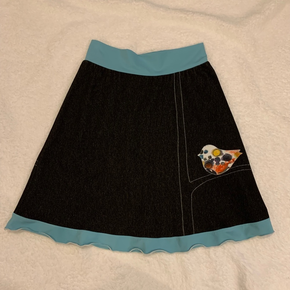 Unique Bird skirt by Melanie Grace Designs, L